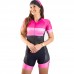 Macaquinho Ciclismo Bike Forro Gel - D80 F53 Rosa - Feminino